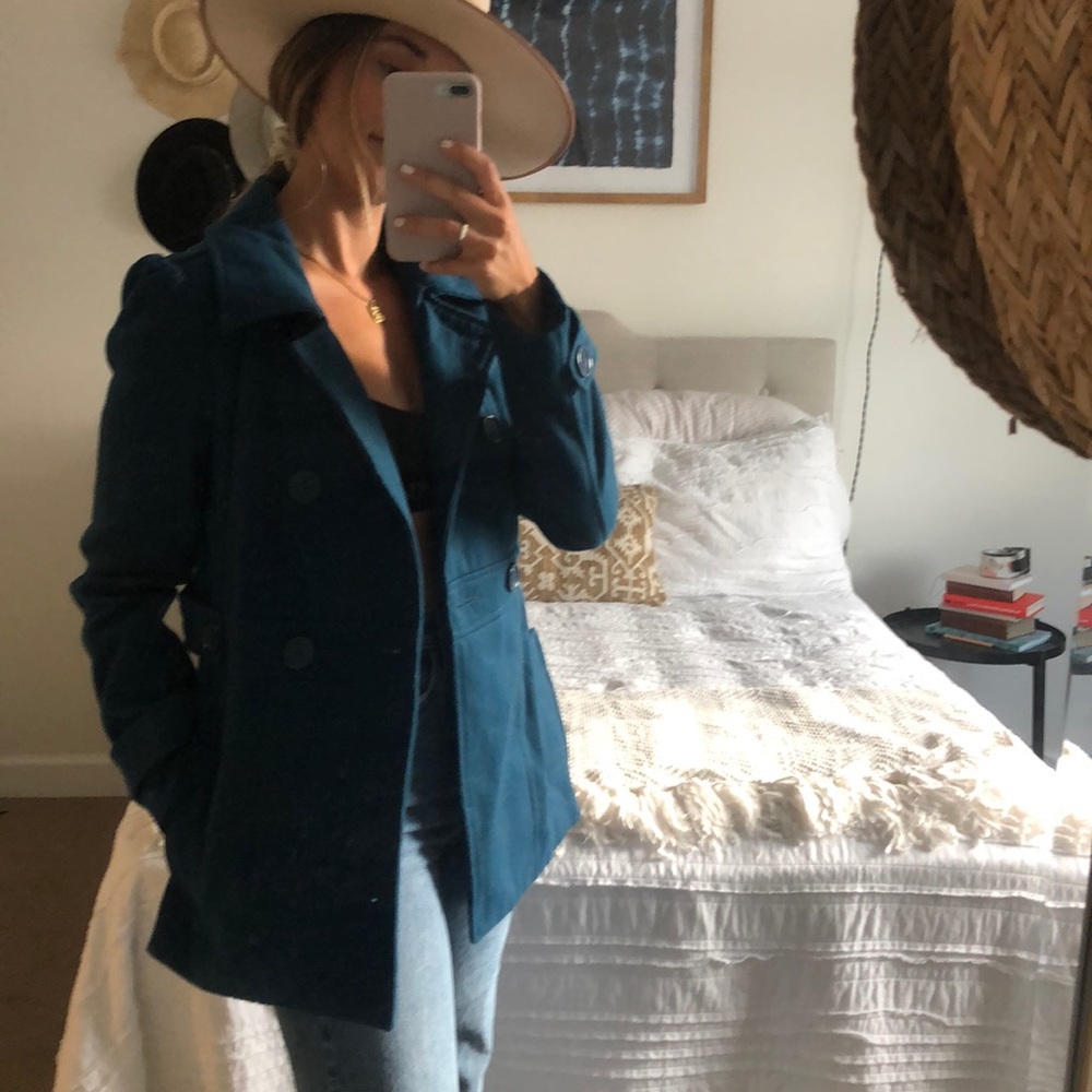 Deep Blue Trenchcoat